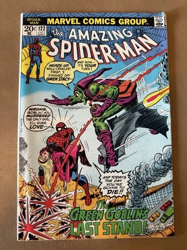 New ListingMarvel Amazing Spider-Man #122 (1973) Death of Green Goblin Last Stand