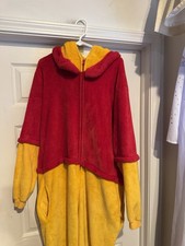 Winnie The Pooh Inspired Costume Kigurumi Pajamas Adult Size XL