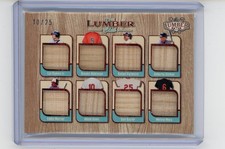2025 LEAF LUMBER BASEBALL THE LUMBER CLUB (8) Relics #10/25 Baltimore Orioles