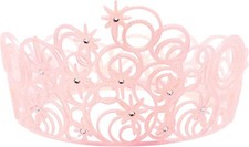 Glinda Crown Wicked Movie Pink Fancy Dress Up Halloween Child Costume Accessory