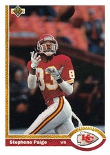 1991 Upper Deck - Stephone Paige #178 NFL Football Card 