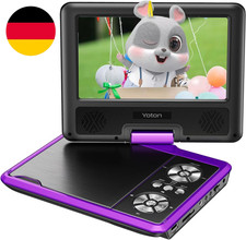 Yoton 9,5" Tragbarer Dvd-Player Für Kinder Im Auto Mit 7,5" Hd-Schwenk Bildschir