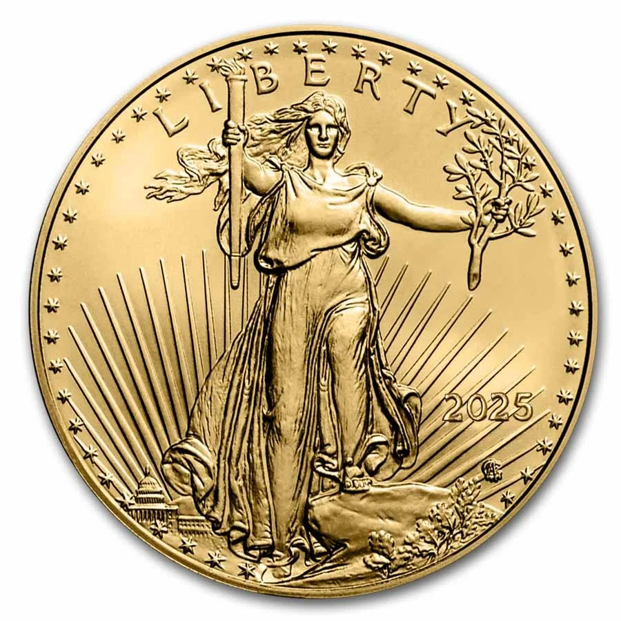 2025 1/4 oz Gold Eagle - w/Celebrate Graduate Card, In TEP - Image 3 of 4