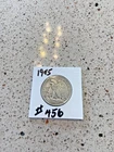 1945 Walking Liberty Half Dollar-VG-Free Shipping