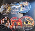 Lot 6 PS3 DISC ONLY Video Games PlayStation 3 Uncharted Marvel Vs Capcom MK WWE