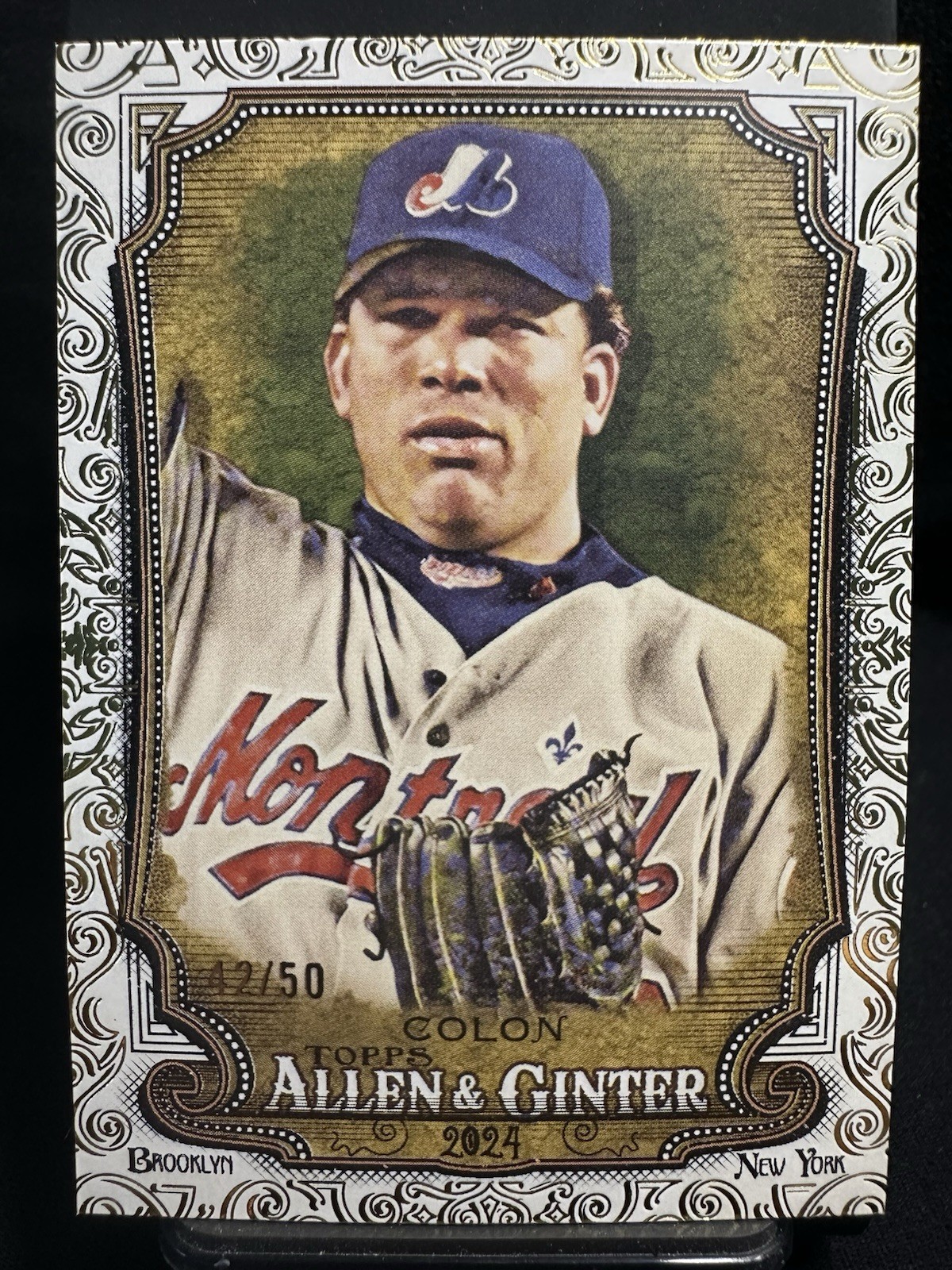 2024 Topps Allen & Ginter Bartolo Colon Gold Foil Filigree  /50