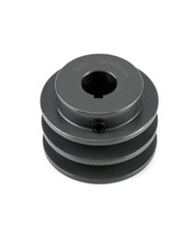 2AK2534 Double Groove VBelt Pulley 2.55 OD 3/4 Bore Cast Iron A 3L 4L AX Belts