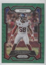2023 Panini Prizm Green Wave Prizm Bobby Okereke #124 1d4m