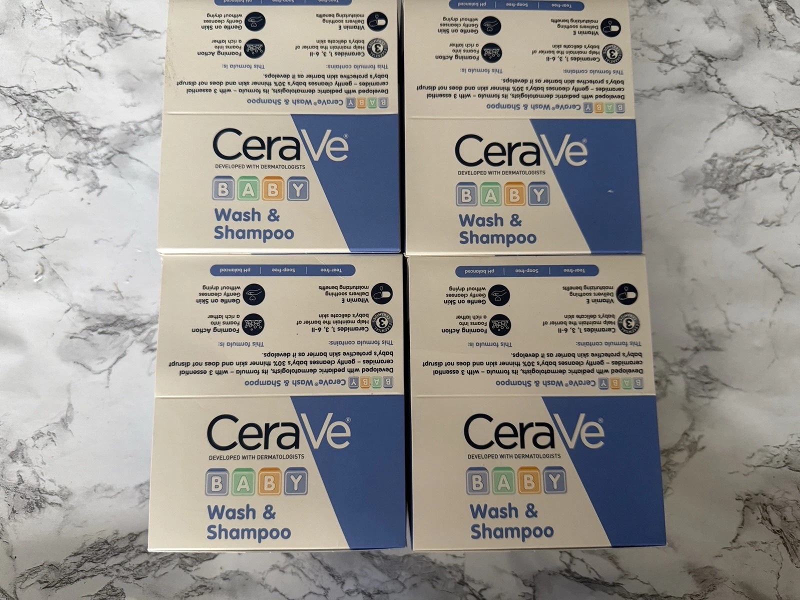 4 BOXES OF 15 CeraVe Baby Wash Shampoo SAMPLE/TRAVEL 1 OZ
Opens in a new window or tab