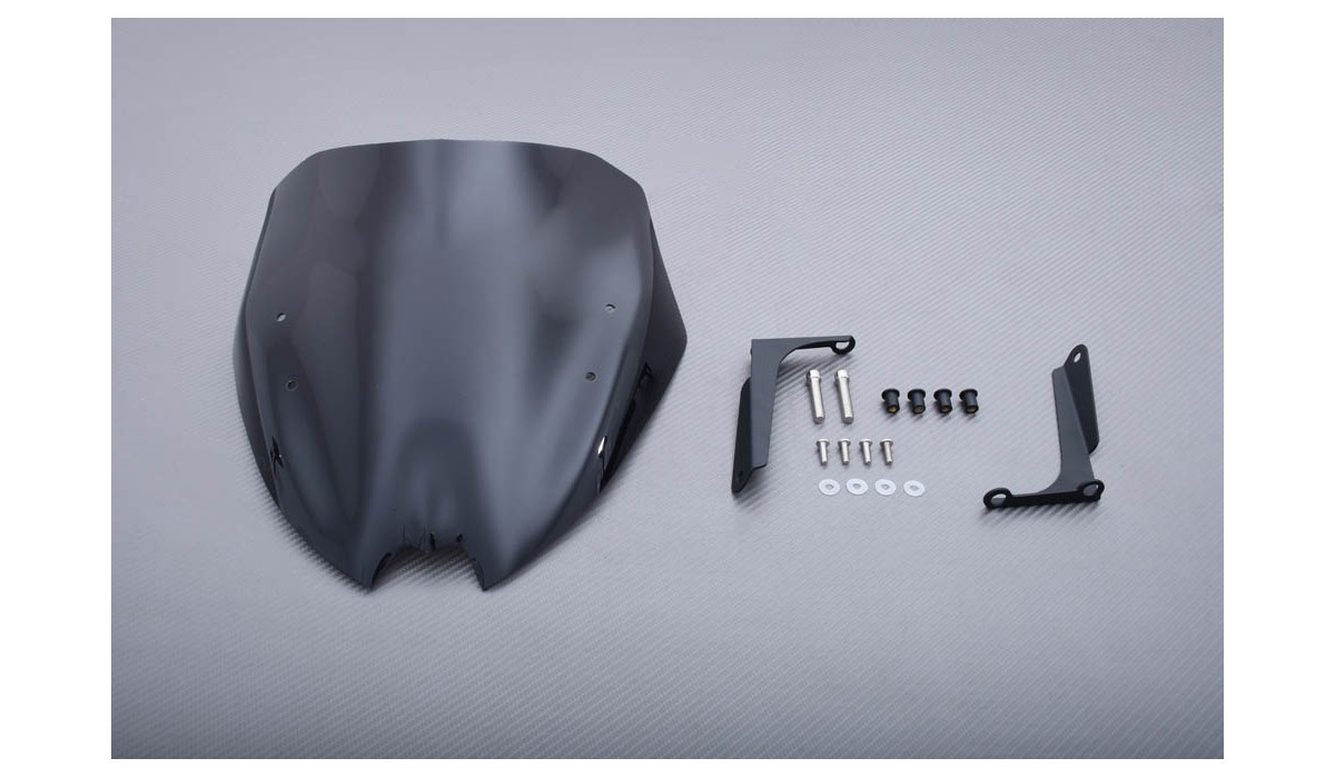 Bulle noire pour BMW G310 R saute-vent idéal pour trajets urbains
