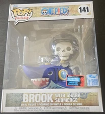 Funko Pop! One Piece Brook w/ Shark Submerge #141 NYCC 2025 Official Sticker