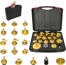 OURANTOOLS Brake Bleeder Kit - 17PCS Master Cylinder Bleeding Tool with... 