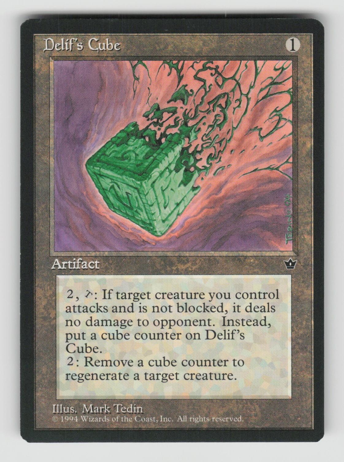 Delif's Cube Rare Fallen Empires Magic: The Gathering Near Mint