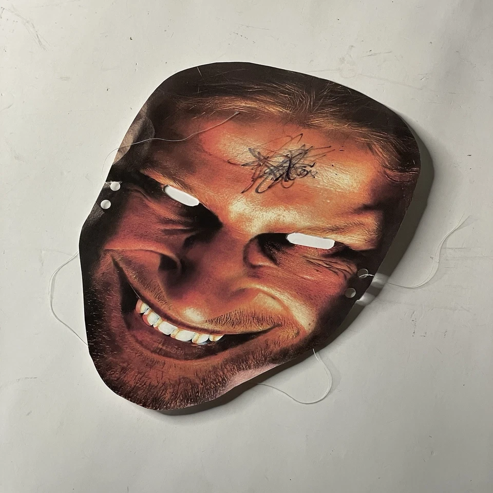 Aphex Twin Signed 1997 "Richard D. James Album" Promo Mask Autograph Sire Rec - Image 3 of 4