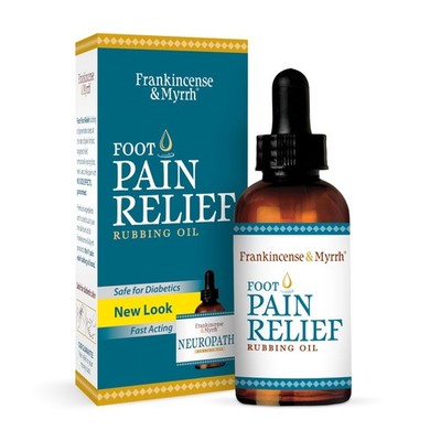 Frankincense and Myrrh Foot Pain Relief Rubbing Oil, 2 Ounce (Pack of 1) 