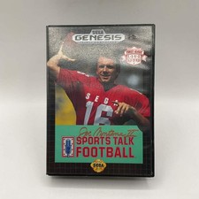 Joe Montana II Sports Talk Football Sega Genesis Used