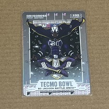 2026 Bo Jackson Battle Arena Tecmo Bowl Criscross Steel Scoreboard SB644