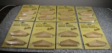 8-Dollhouse Window Pediment Federal Hooded Wood 1:12 Scale Houseworks #7070