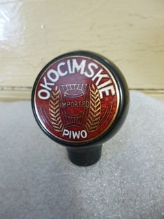 VINTAGE OKOCIMSKIE PIWO TAP KNOB / TAP HANDLE