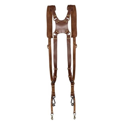 Dual Camera Strap Double Camera Harness Adjustable Universal for Photographers