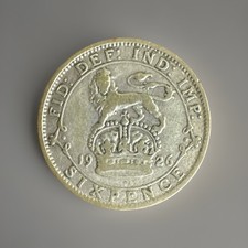 Great Britain 1926 - 6 Pence / Sixpence - King George V 2nd Coinage