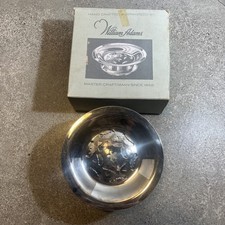 Vintage William Adams Silverplate Coquille Butter Curler Press with original box