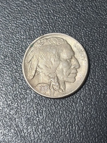 1918 D Buffalo Nickel XF - Picture 3 of 4