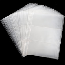 Währungsseiten 100 Blatt Papiergeld Sammelalbum Taschen Währungshüllen