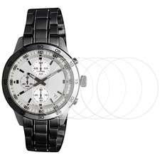 20mm Dia 0.22mm Thick Round High Definition Soft PET Watch Screen Protector 5pcs