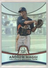 2010 Bowman Platinum Prospects Thick Stock Refractor 971/999 Drew Maggi An 1m8