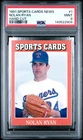 140522909 Nolan Ryan 1991 Sports Cards News #1 PSA 9