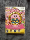 Kirby's Dream Collection 20th Anniversary Wii BOX AND BOOKLET ONLY. NO GAME.