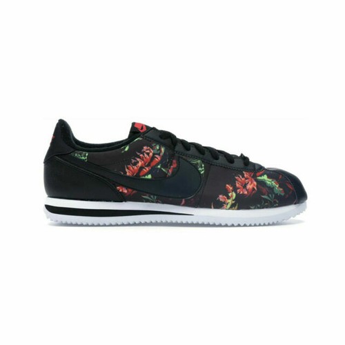 nike cortez with flowers