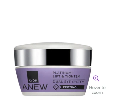 Avon Anew Platinum Lift & Tighten Dual Eye Cream Anti-Ageing Protinol Duo