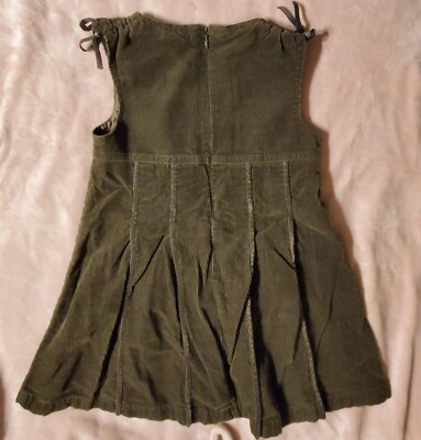 carters green corduroy dress Baby Girl Corduroy Long-Sleeve Dress - Green
