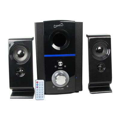 Bluetooth Multimedia Speaker System w FM Radio & SD Card Slot (SC-1126BT)