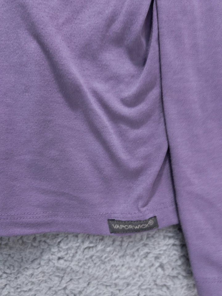 Top North Face Vapor Wick Mujer Púrpura Talla XL Manga Larga Correr Gimnasio Entrenamiento Foto 3 de 4