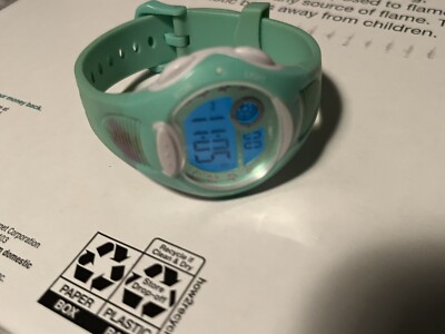 Women\'s Digital Chronograph Resin Strap Watch Amazon.com: Amazon Essentials Women main image 3