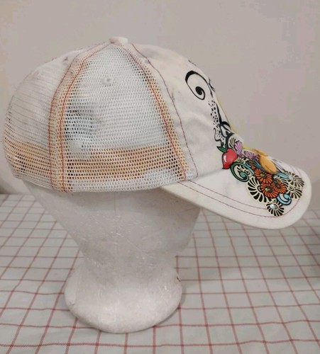 Six Flags Tweety Vogel Blumen Trucker Cap Mütze weiß Mädchen Snapback bestickt - Bild 3 von 7