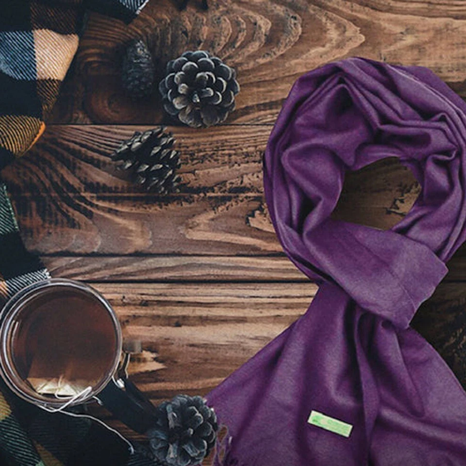 Women's Cashmere Feel Shawl, Oversized Scarves, Softer than Cashmere features
