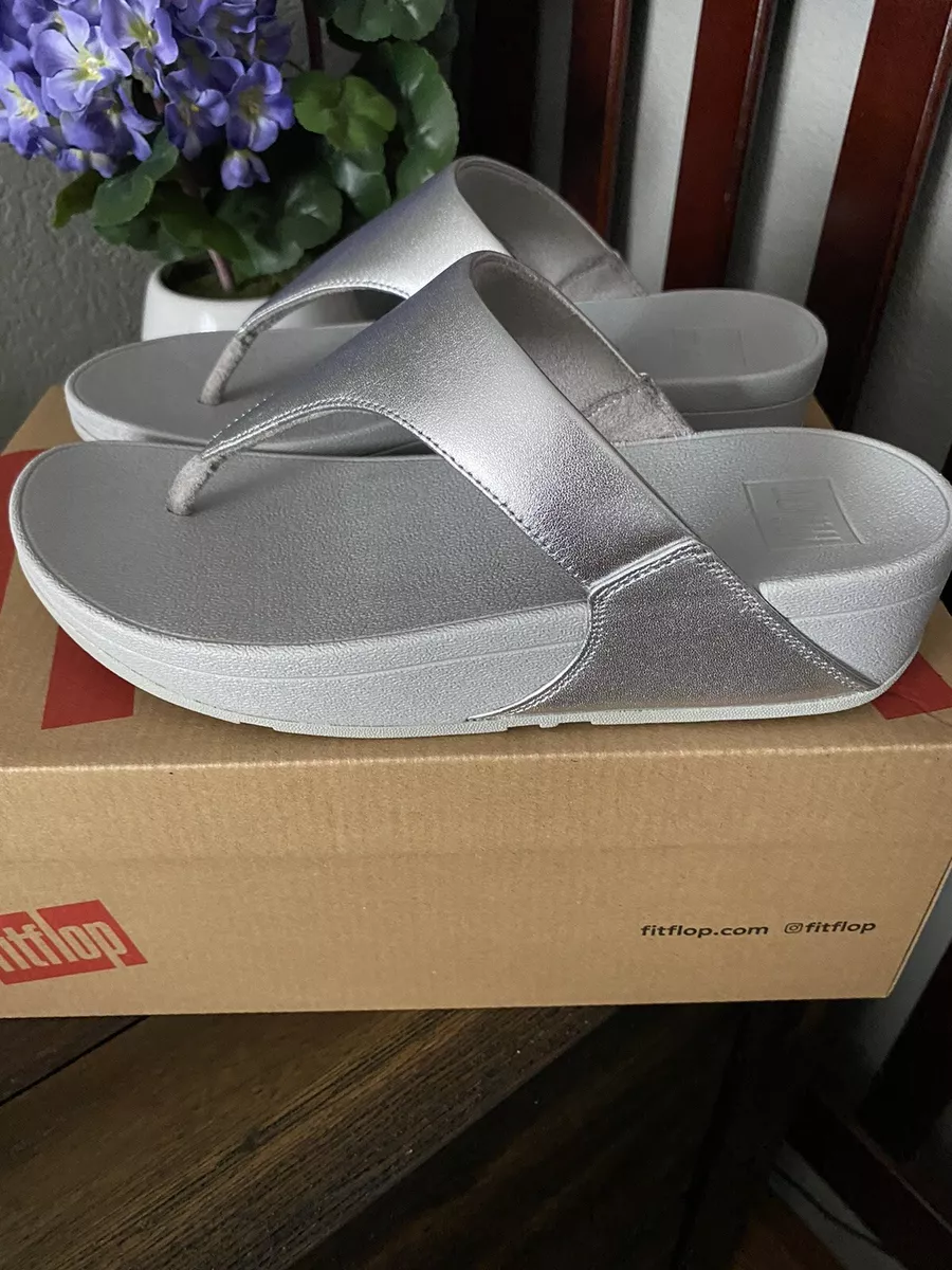 Fitflop Women s Lulu Leather Toe Thongs Sandals Size US 7 eBay