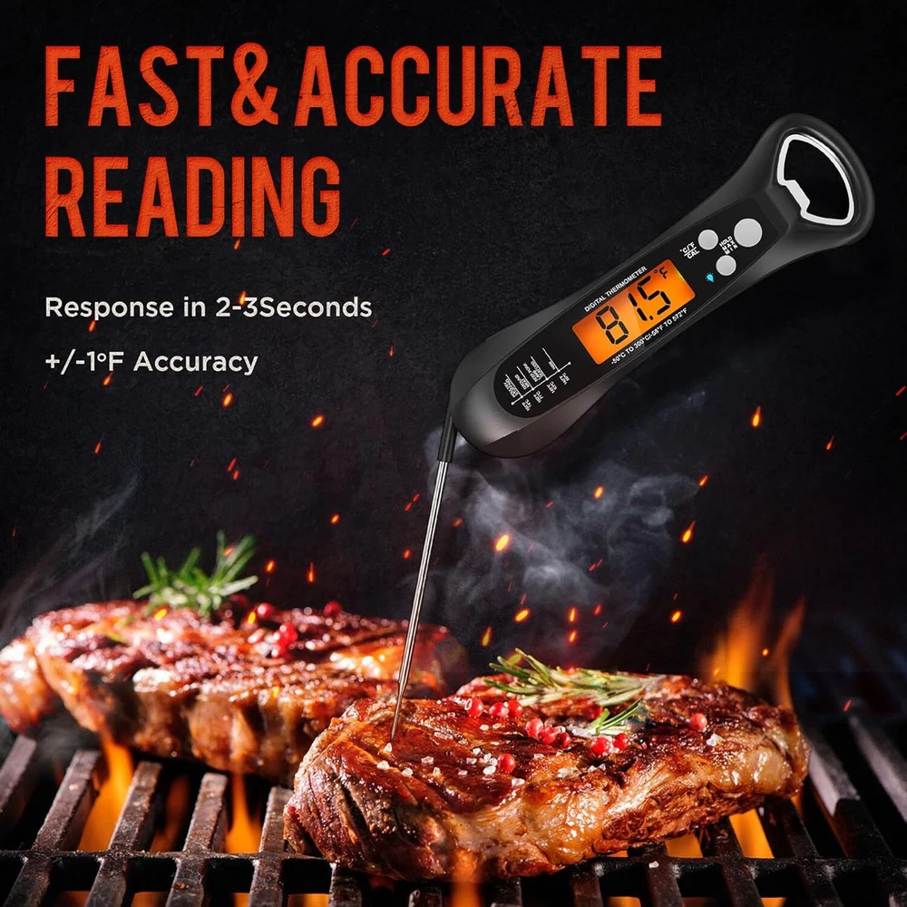 Meat Thermometer Digital, Instant Read Meat Thermometeri for Grill and Cooking,
