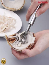 1pc Stainless Steel Coconut Grater - Classic Kitchen Shredding Tool - NEW