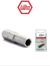 Wiha Adapter Attachment: 1/4" (6.35mm), HEXAGONAL 4mm with Magnet bolt up