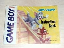 Tom  Jerry Instruction Booklet ONLY Game Boy, GB Original Gameboy Manual