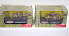 1/144 scale Classic Armor WWII German Tiger I Ausf. E Panther Ausf. G Tanks