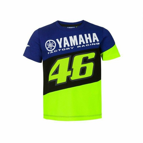 VR46 Valentino Rossi Yamaha Factory Racing T-shirt bambino manica corta -  395809 | eBay