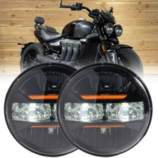 Motorcycle 5.75 Inch Pair LED Headlight For Triumph Speed Street Triple Rocket