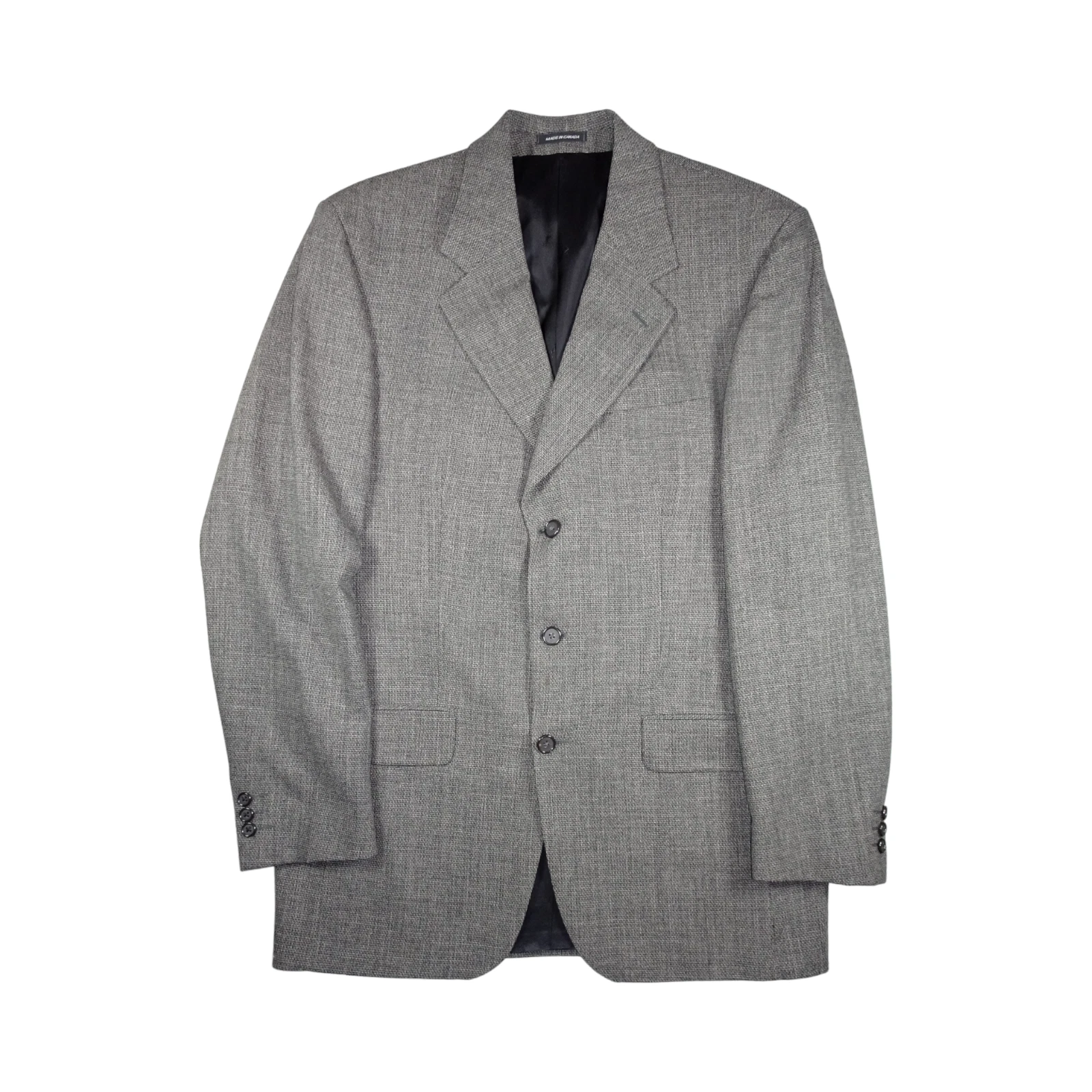 SAINT LAURENT (YSL) Giacca blazer antracite YVES SAINT LAURENT giacca tuta sportiva cappotto uomo taglia 40 R usata in ottime condizioni