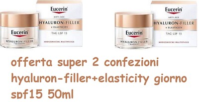 Eucerin Hyaluro-Fille+Elasticity Day Cream+Night Cream spf 15 2Pcs 50ml